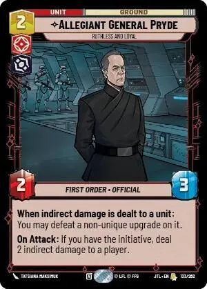 Allegiant General Pryde, Ruthless and Loyal