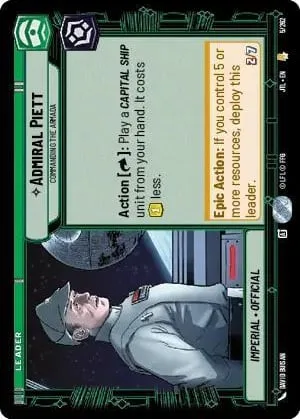 Admiral Piett, Commanding the Armada