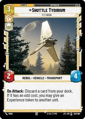 Shuttle Tydirium, Fly Casual