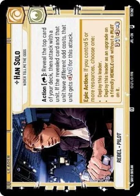 Han Solo, Never Tell Me the Odds
