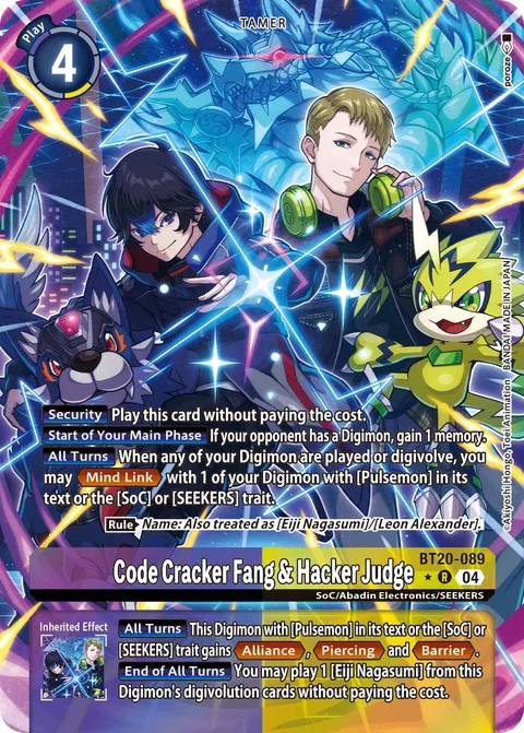 Code Cracker Fang & Hacker Judge (BT20-089)