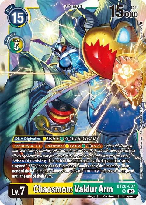Chaosmon: Valdur Arm (BT20-037)