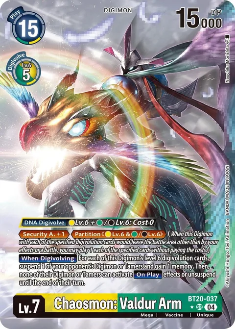 Chaosmon: Valdur Arm (BT20-037)