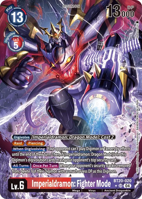 Imperialdramon: Fighter Mode (BT20-020)