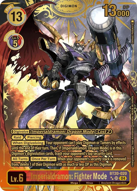 Imperialdramon: Fighter Mode (BT20-020)