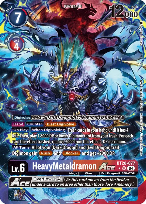 HeavyMetaldramon Ace (BT20-077)