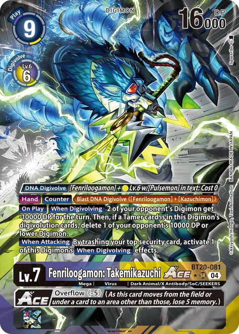 Fenriloogamon: Takemikazuchi Ace (BT20-081)