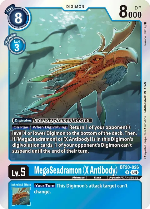 MegaSeadramon (X Antibody) (BT20-026)