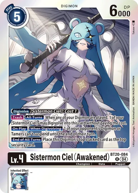 Sistermon Ciel (Awakened) (BT20-084)
