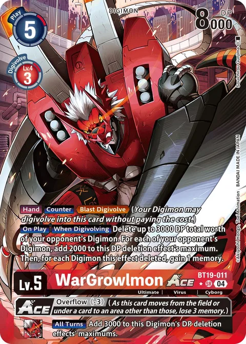WarGrowlmon Ace (BT19-011)
