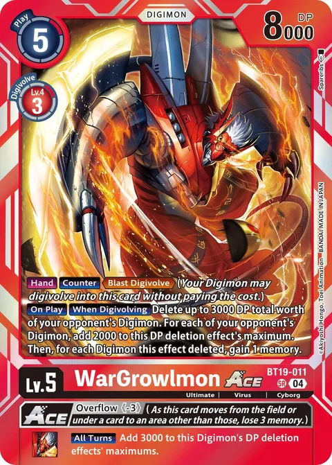 WarGrowlmon Ace (BT19-011)