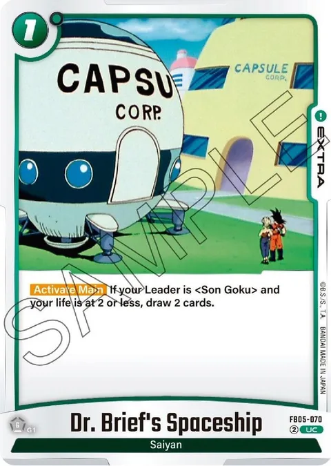 Dr. Brief's Spaceship (FB05-070) [Fusion World]