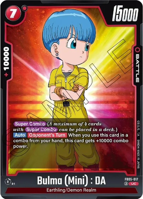 Bulma (Mini) : DA (FB05-017) [Fusion World]