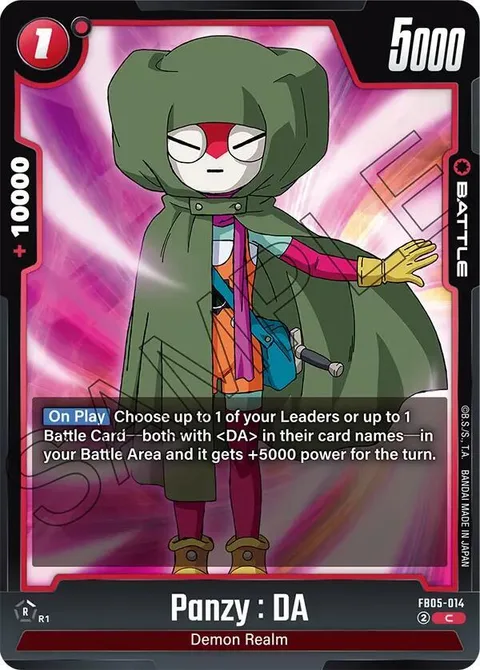 Panzy : DA (FB05-014) [Fusion World]
