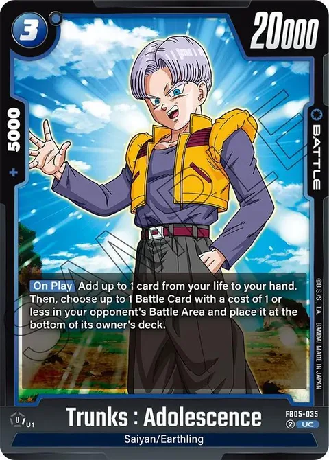 Trunks : Adolescence (FB05-035) [Fusion World]
