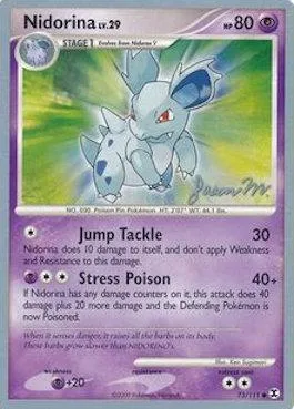 Nidorina Lv.29 [Jump Tackle | Stress Poison]