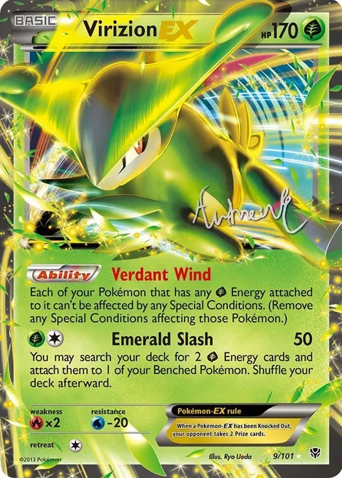 Virizion EX [Verdant Wind | Emerald Slash]