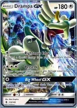 Drampa GX [Righteous Edge | Berserk | Big Wheel GX]