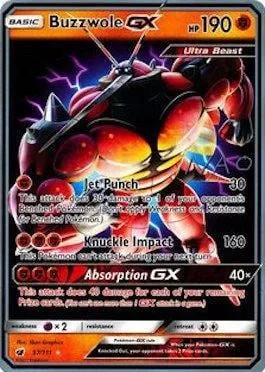 Buzzwole GX [Jet Punch | Knuckle Impact | Absorption GX]