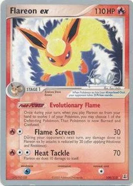 Flareon ex [Evolutionary Flame | Flame Screen | Heat Tackle]