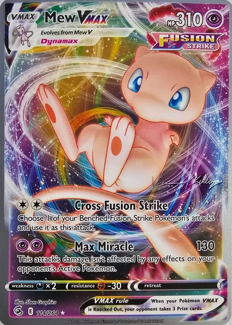 Mew VMAX [Cross Fusion Strike | Max Miracle]