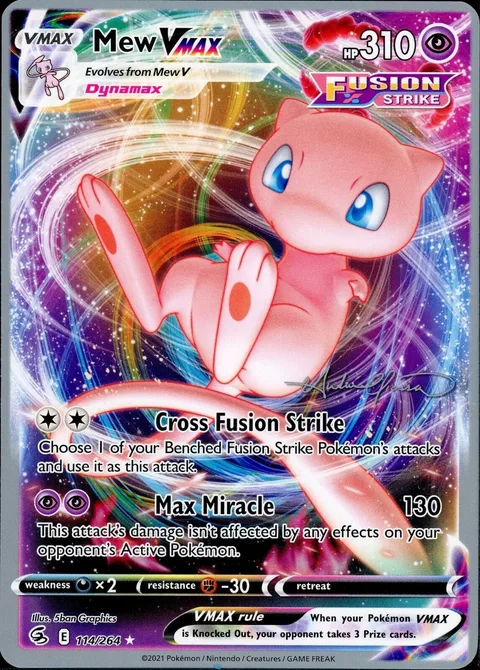 Mew VMAX [Cross Fusion Strike | Max Miracle]
