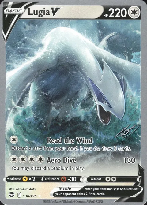 Lugia V [Read the Wind | Aero Dive]