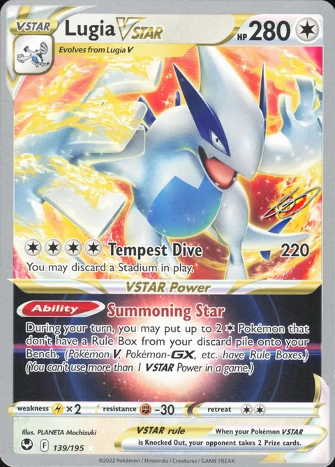 Lugia VSTAR [Tempest Dive | Summoning Star]