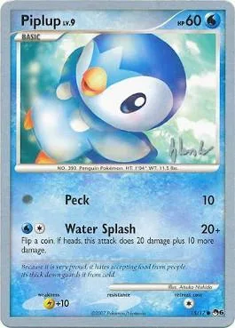 Piplup Lv.9 [Peck | Water Splash]