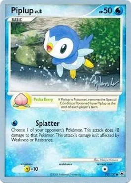 Piplup Lv.8 [Pecha Berry | Splatter]