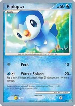Piplup Lv.9 [Peck | Water Splash]
