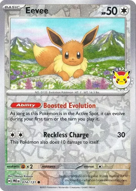 Eevee [Boosted Evolution | Reckless Charge]