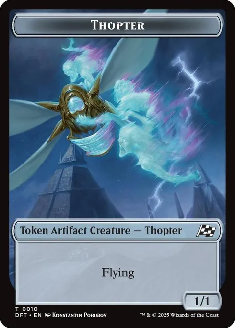 Thopter Token (A 1/1) // Goblin Token (R 1/1)