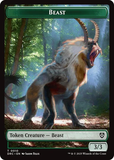 Servo Token (A 1/1) // Beast Token (G 3/3)