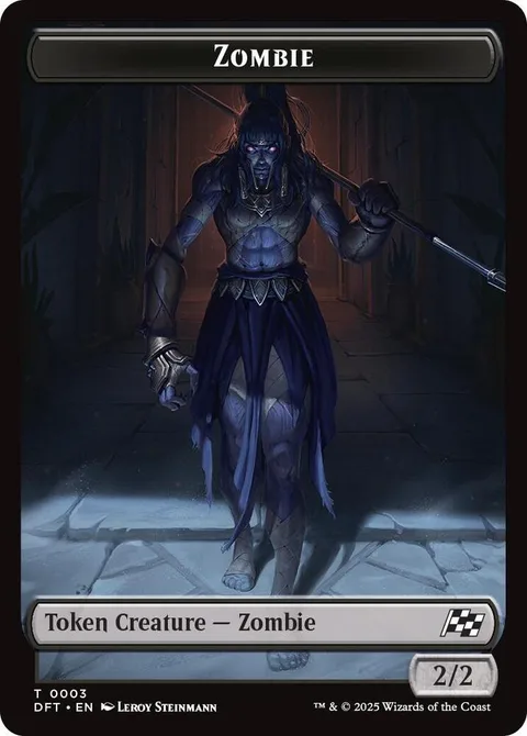 Zombie Token (B 2/2) // Zombie Warrior Token (B 4/4)