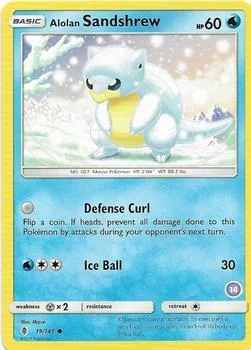 Alolan Sandshrew [Defense Curl | Ice Ball]