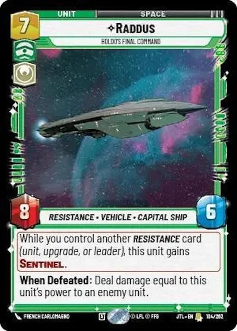 Raddus, Holdo's Final Command