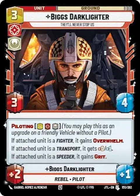 Biggs Darklighter, They'll Never Stop Us