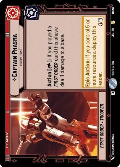 Captain Phasma, Chrome Dome