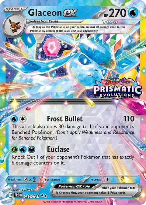 Glaceon ex [Frost Bullet | Euclase]