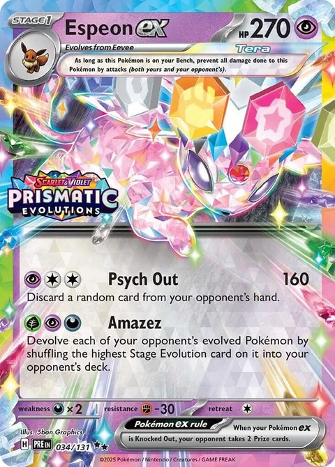 Espeon ex [Psych Out | Amazez]