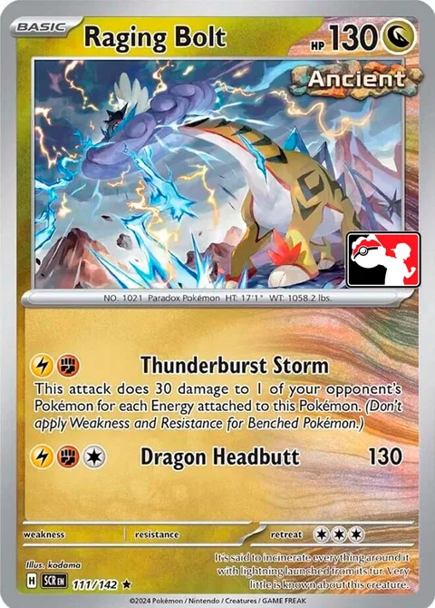 Raging Bolt [Thunderburst Storm | Dragon Headbutt]