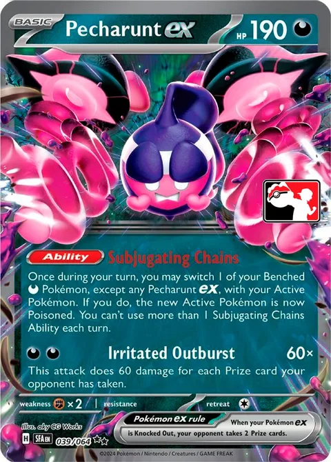 Pecharunt ex [Subjugating Chains | Irritated Outburst]