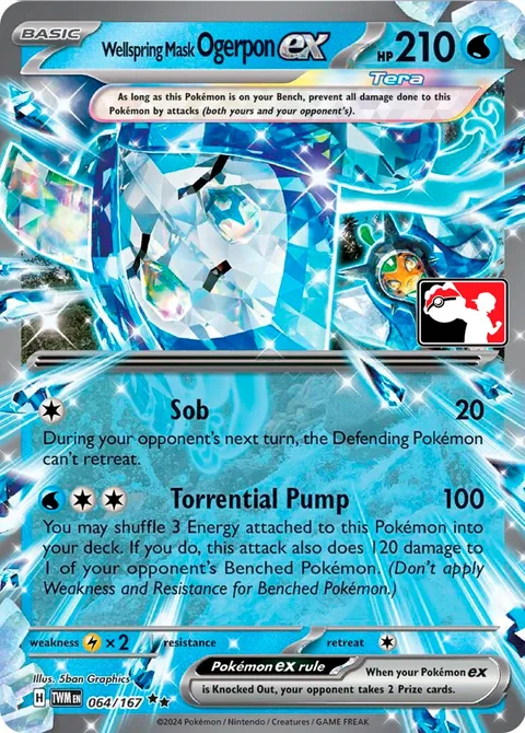 Wellspring Mask Ogerpon ex [Sob | Torrential Pump]