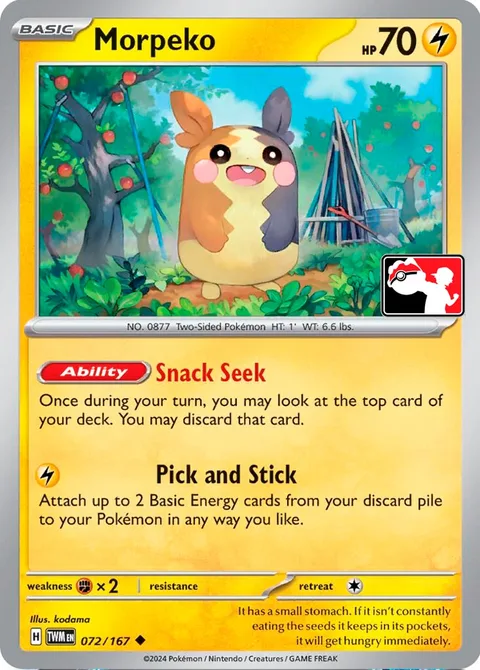 Morpeko [Snack Seek | Pick and Stick]
