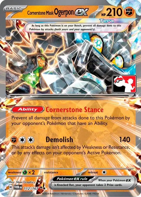 Cornerstone Mask Ogerpon ex [Cornerstone Stance | Demolish]