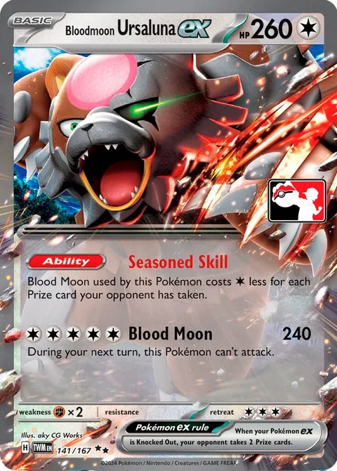 Bloodmoon Ursaluna ex [Seasoned Skill | Blood Moon]