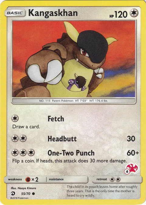 Kangaskhan [Fetch | Headbutt | One-Two Punch]