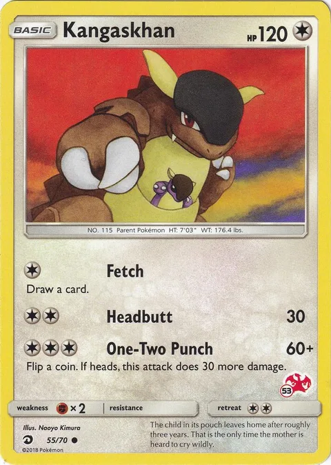 Kangaskhan [Fetch | Headbutt | One-Two Punch]