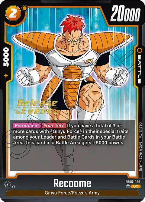 Recoome (FB05-089) [Fusion World]